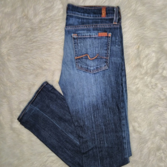 7FAMK Flare Denim - Picture 1 of 4
